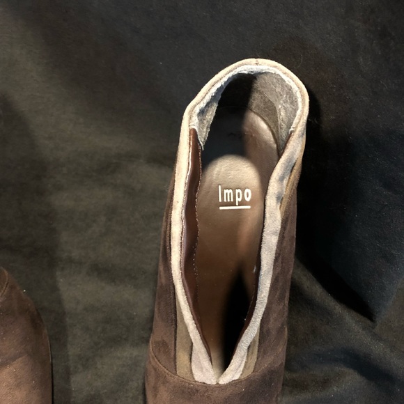 🌈3/$15🌈 Brown suede High Heels size 8.5 - Picture 4 of 7